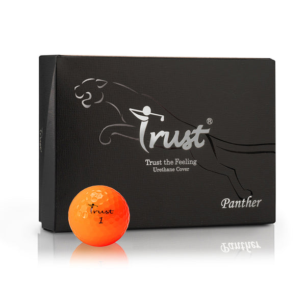 Trust Panther (パンサー) クリスタルオレンジウレタンカバー ソフト打感 両立する飛距離&スピンコントロール性能