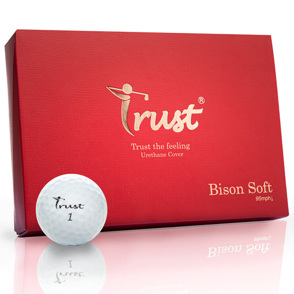 Trust Bison Soft (バイソン ソフト)  ヘッドスピード 42m/s 以下 1ダース パール色