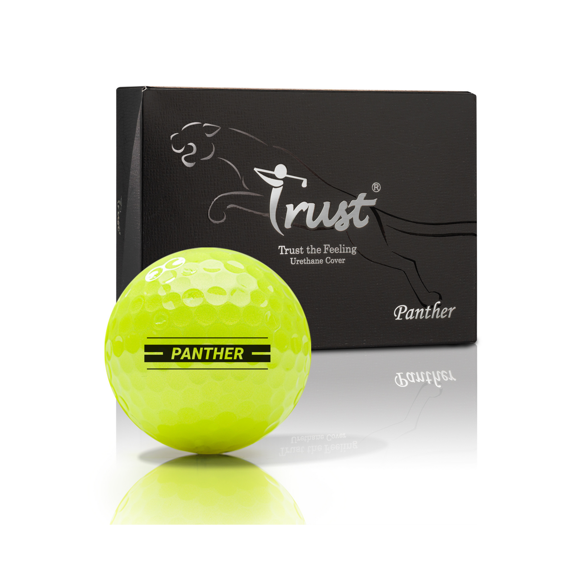 パンサーイエロー ゴルフボール (クリスタルウレタンカバー) – Trust パンサーイエロー ゴルフボール (クリスタルウレタンカバー) – Trust