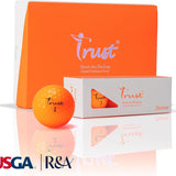 Trust  Aurora Orange (オーロラオレンジ) ゴルフボール 『お得な4ダースセット』『1ダース 3,600円』