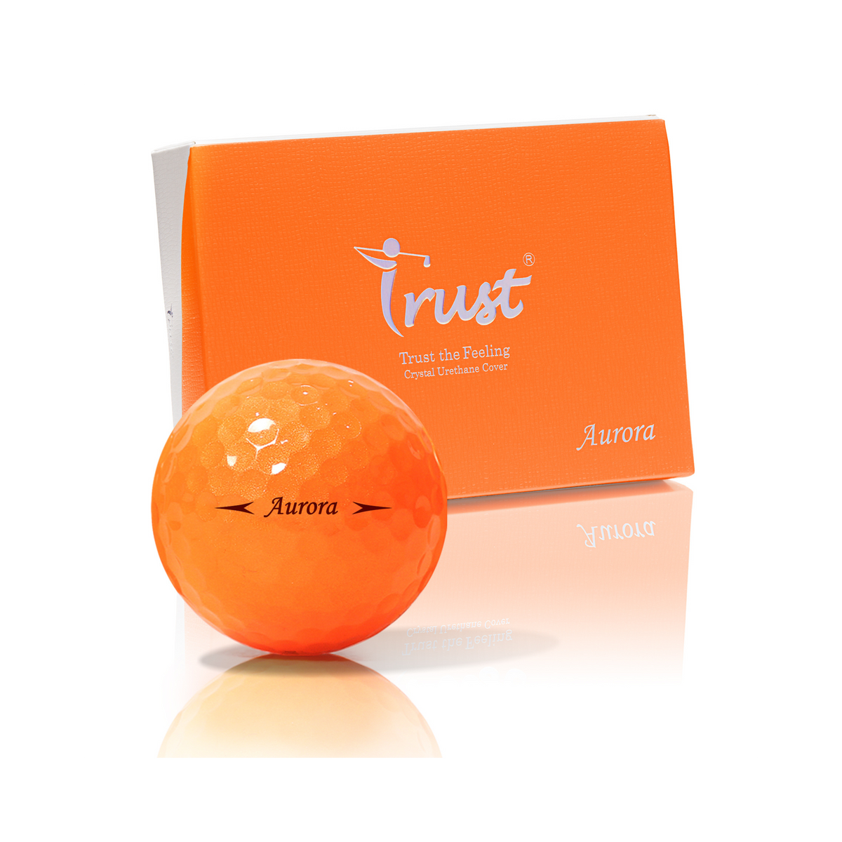 オーロラオレンジ ゴルフボール (クリスタルウレタンカバー) – Trust オーロラオレンジ ゴルフボール (クリスタルウレタンカバー) – Trust
